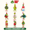 Grinch Christmas Ornaments — 9-Piece Set